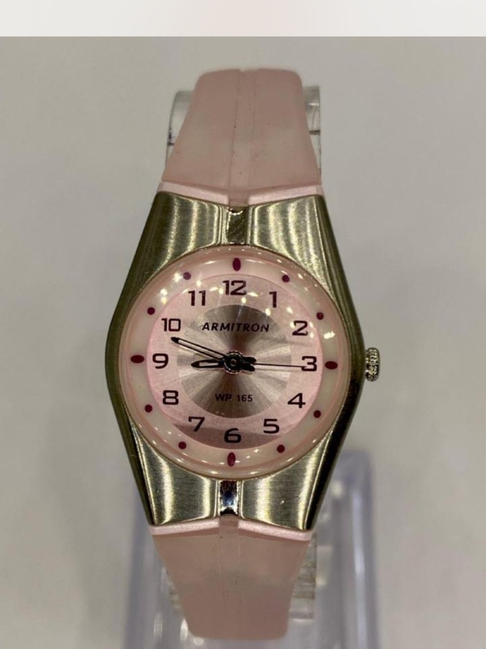 *** Armitron ^^^ Pastel Pink Ladies Watch - Silver Case *** 🥰